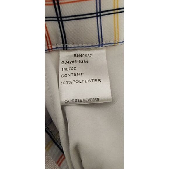 Tail White Label Golf Skort Multicolor White Plaid Size 12 - Picture 8 of 10